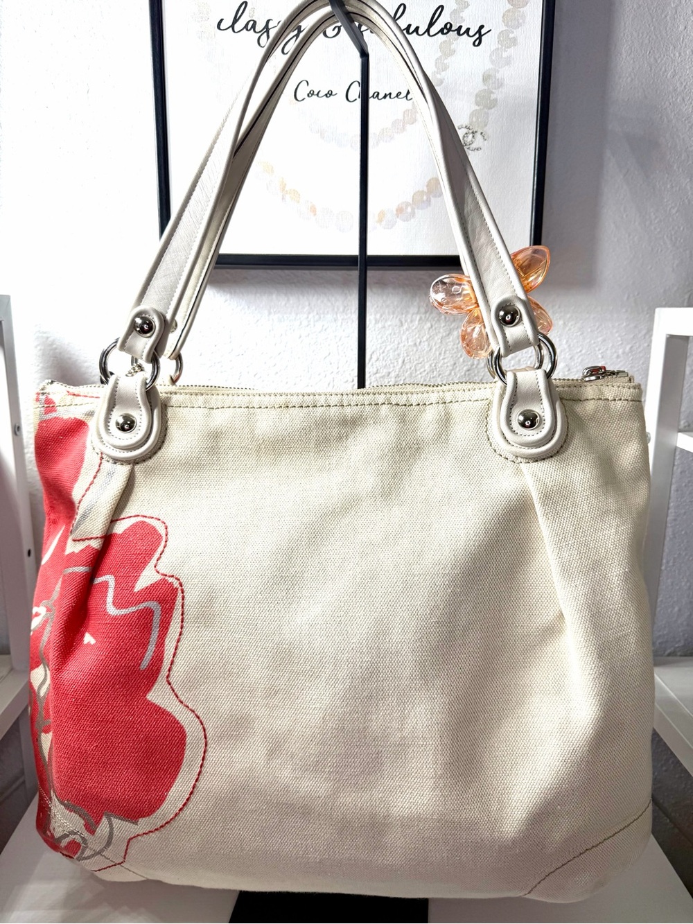 Coach Poppy Glam Tote - Picture 2 of 7